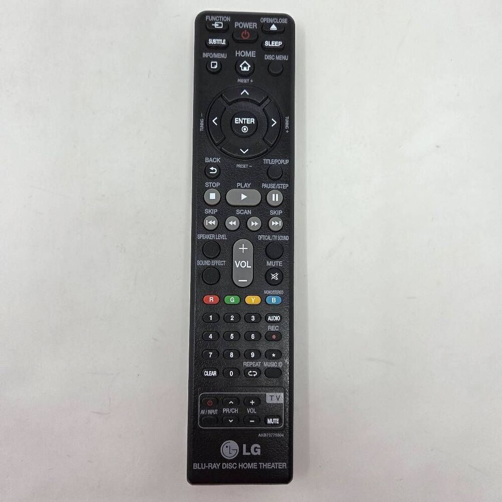 LG AKB73775804 BLU-RAY HOME THEATER SYSTEM REMOTE CONTROL BH6730S , BH6830SW